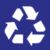 icone animée du recyclage